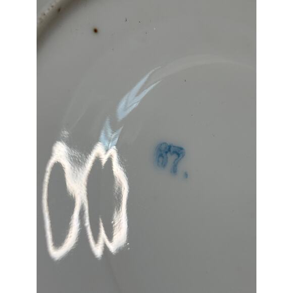 Antique Pink Lusterware Porcelain Saucer Unmarked 6" Victorian Trinket Dish - Picture 4 of 6